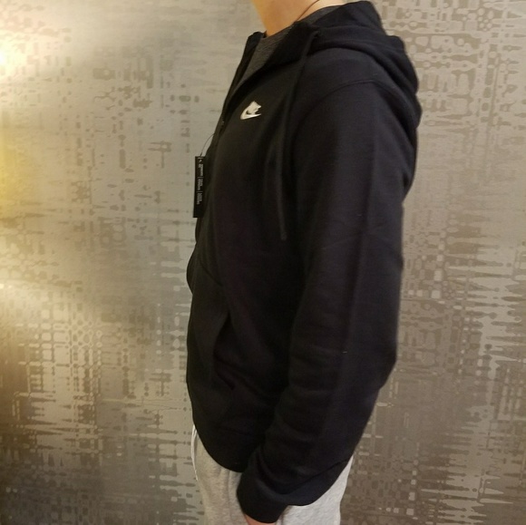 Nike Sportswear Men's Full Zip Club Hoodie - Picture 3 of 7